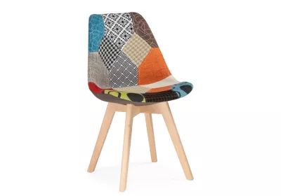 Деревянный стул Mille fabric multicolor