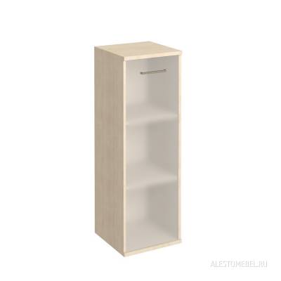 FIRST Шкаф средний узкий левый/правый (1 средняя дверь стекло) 400х430х1260