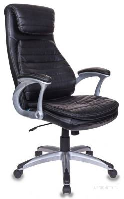 Кресло руководителя T-9902/BLACK черный искусственная кожа