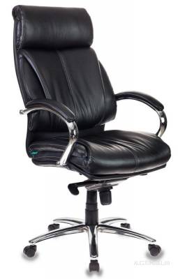 Кресло руководителя T-9904SL/BLACK черный искусственная кожа крестовина хром