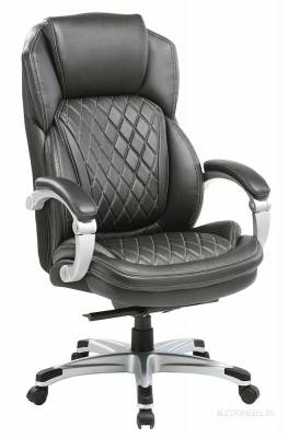 Кресло руководителя T-9915/BLACK черный кожа/кожзам