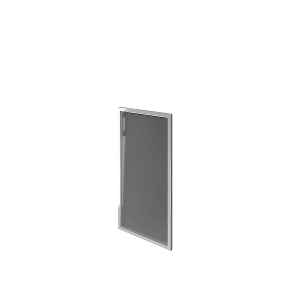 YALTA Дверь стекло в раме низкое Lacobel white