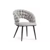 Стул на металлокаркасе Ball gray / black
