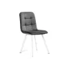 Стул на металлокаркасе Bruk dark gray / white