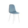 Стул на металлокаркасе Capri blue / white