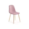 Стул на металлокаркасе Dabl light purple/ gold