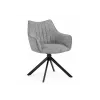 Стул на металлокаркасе Denever gray / black
