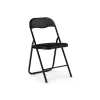 Стул на металлокаркасе Fold 1 складной black / black