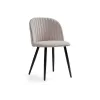 Стул на металлокаркасе Gabi 1 latte / black