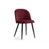 Стул на металлокаркасе Gabi 1 wine red / black