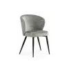 Стул на металлокаркасе Gref gray / black