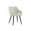 Стул на металлокаркасе Hera beige / black