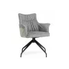 Стул на металлокаркасе Kaser 360 крутящийся grey / black