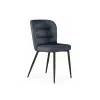 Стул на металлокаркасе Kilian dark gray / black
