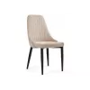 Стул на металлокаркасе Kora black / beige