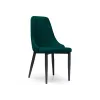 Стул на металлокаркасе Kora green / black