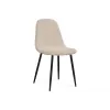 Стул на металлокаркасе Lilu white / black