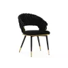 Стул на металлокаркасе Rakel black / gold