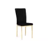 Стул на металлокаркасе Rek black / gold