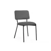 Стул на металлокаркасе Reparo dark gray / black