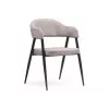 Стул на металлокаркасе Twin gray / black